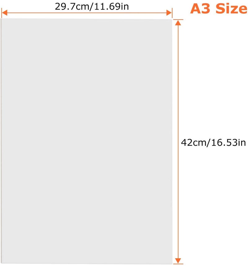 Acrux7 16 Pack 11.7in x 16.5in Foam Boards, 3/16 Inch(5mm) Thick Foam Core Polystyrene Poster Board White Hard Paper Outer Foam Boards Photo Mount Board Wedding Signs Christmas Gift Boxes - Image 2